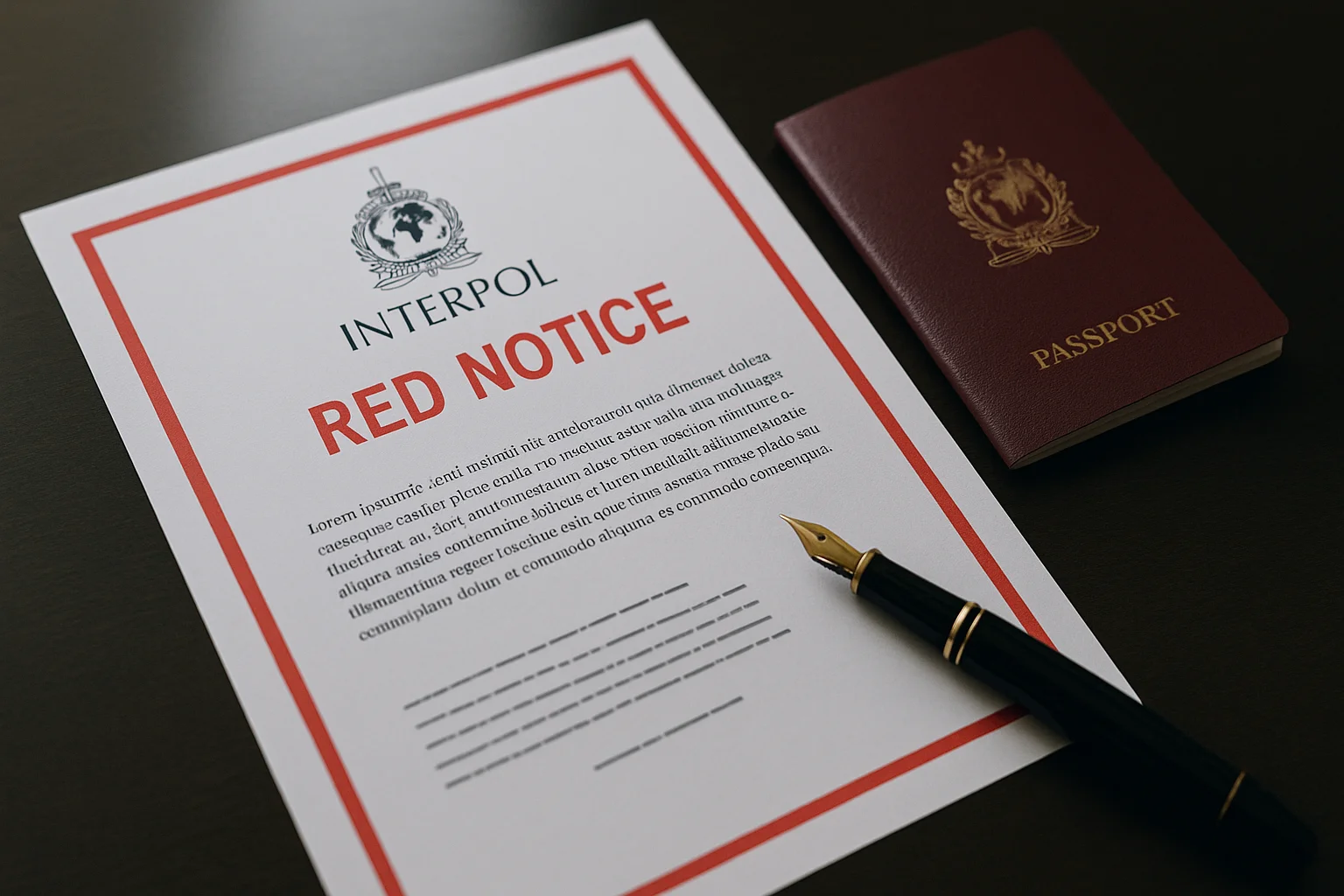 Notificación roja de INTERPOL